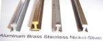 SSV Rail Brass, Aluminium, Stainless Steel, Nickel Silver